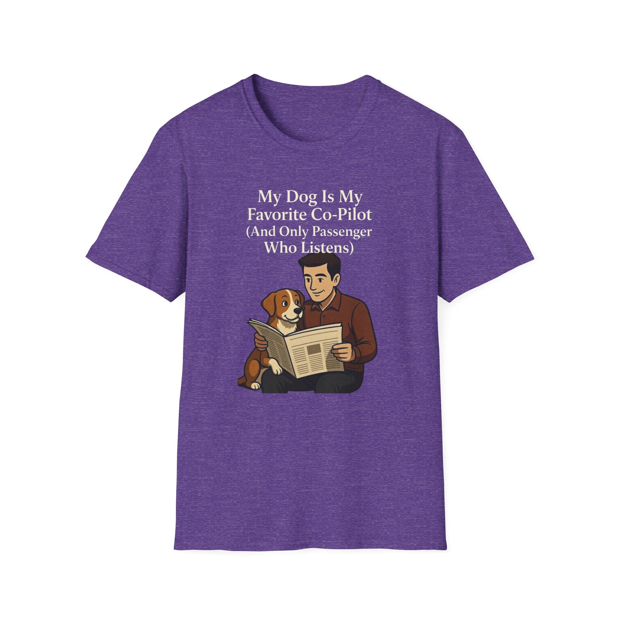 My Dog Is My Favorite Co-Pilot (And Only Passenger Who Listens) T-Shirt