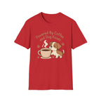 Powered By Coffee And Dog Kisses T-Shirt