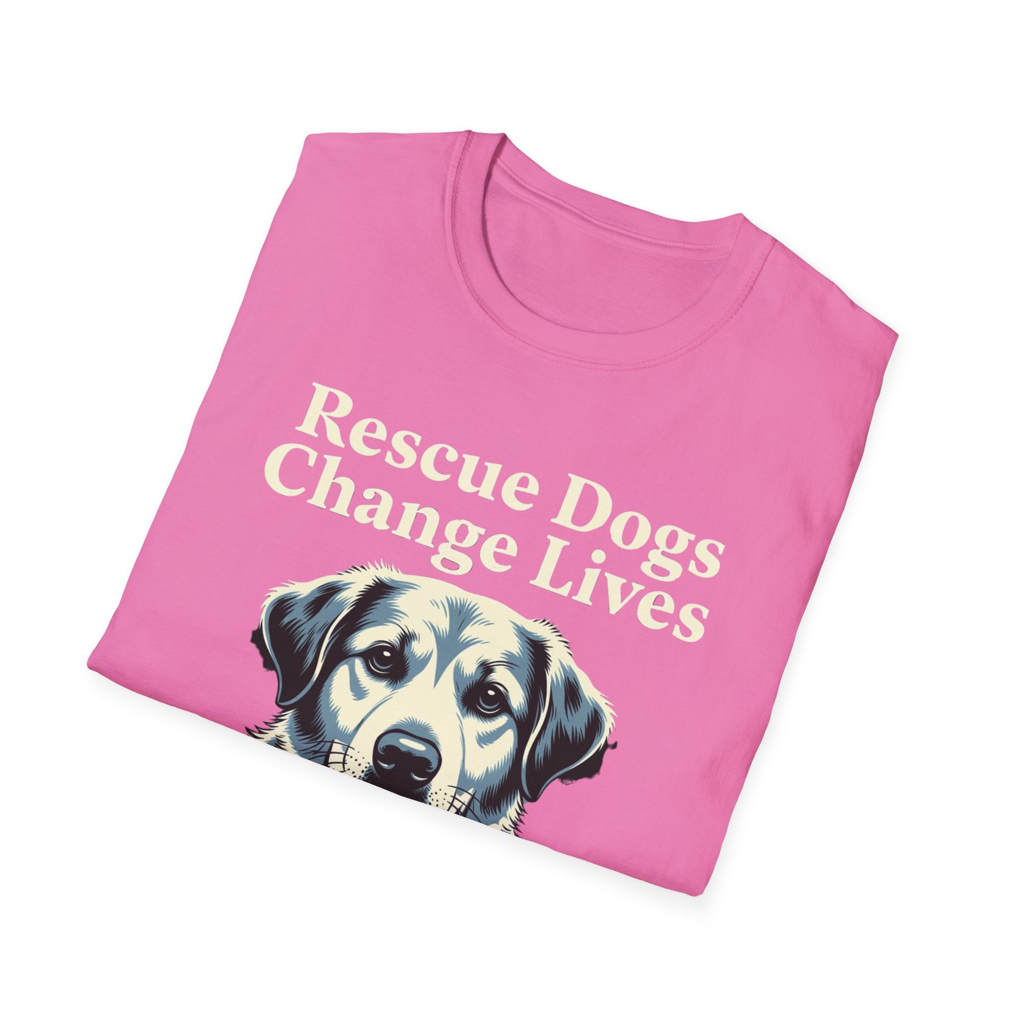 Rescue Dogs Change Lives T-Shirt