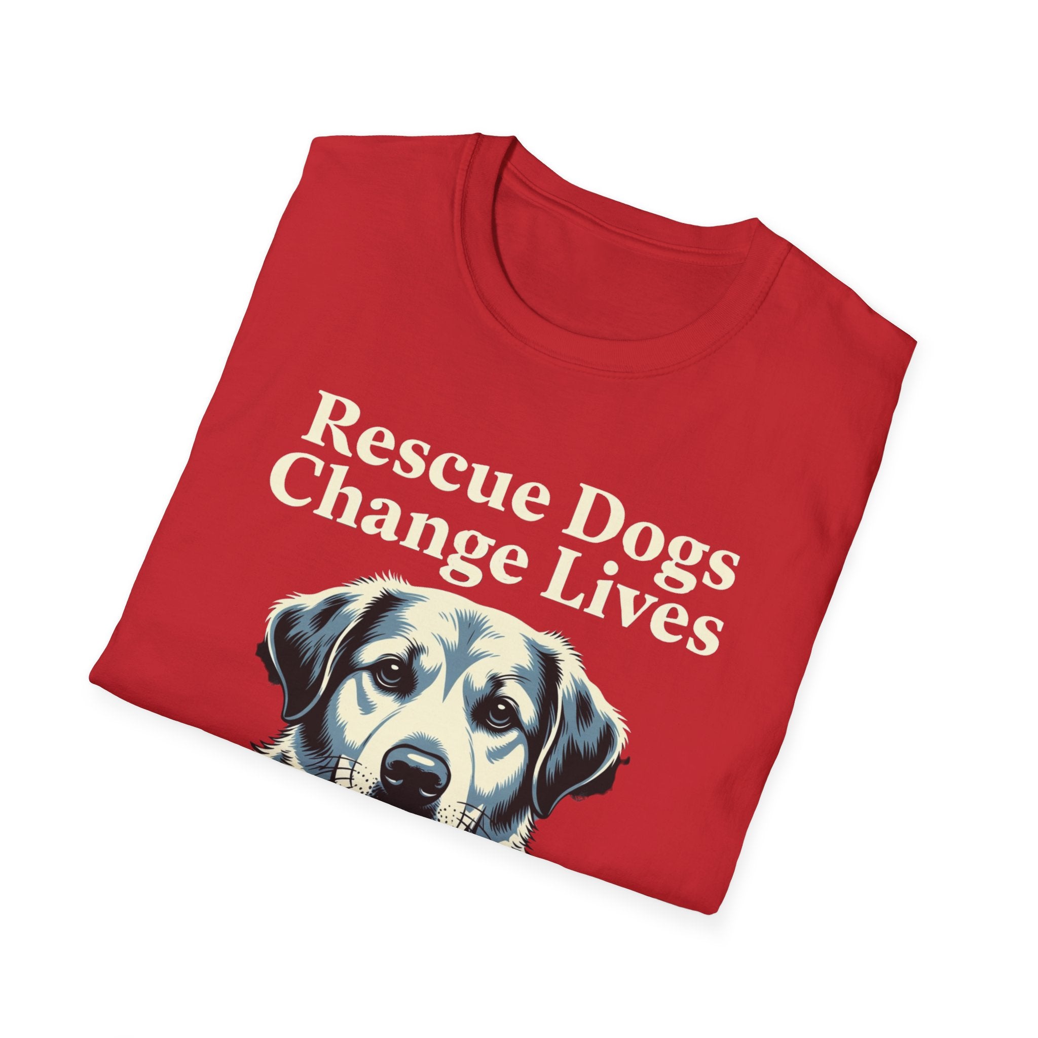 Rescue Dogs Change Lives T-Shirt