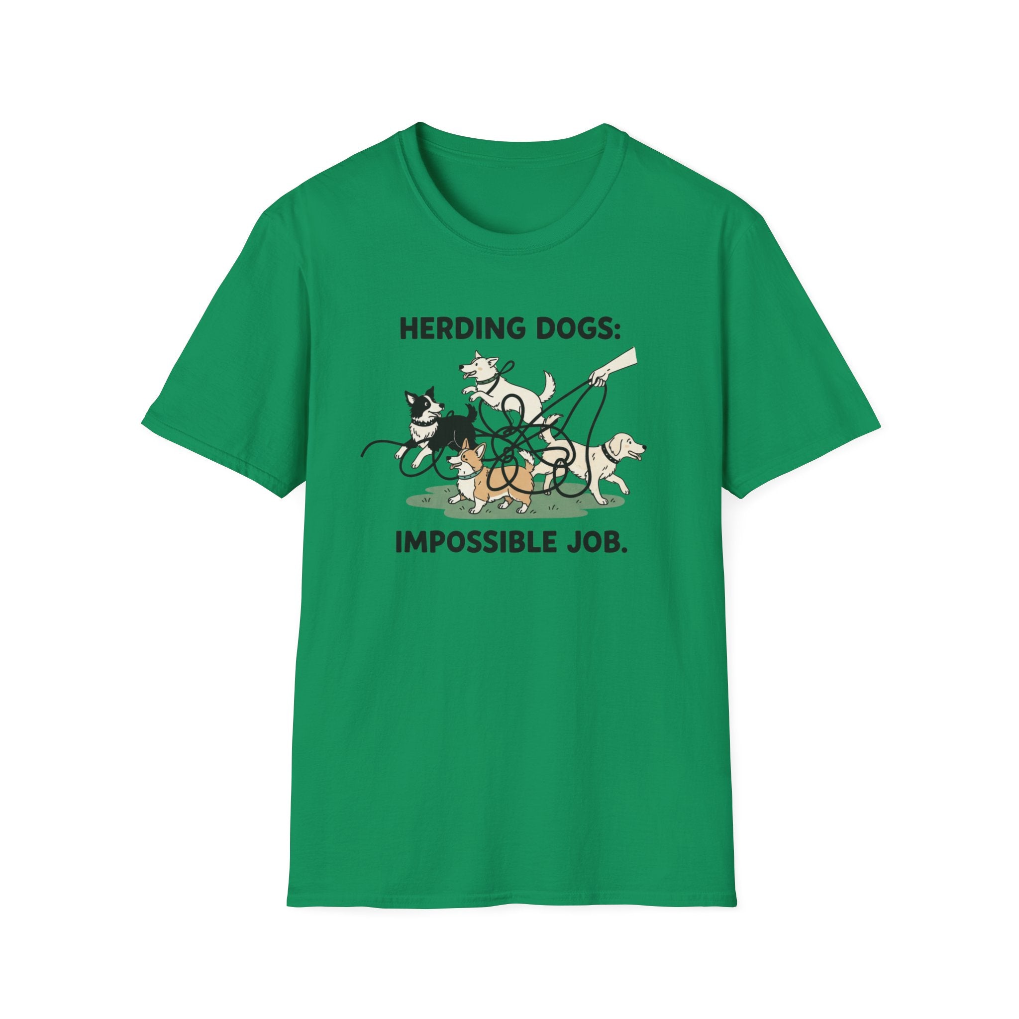 Herding Dogs: Impossible Job. T-Shirt