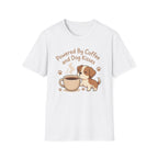 Powered By Coffee And Dog Kisses T-Shirt