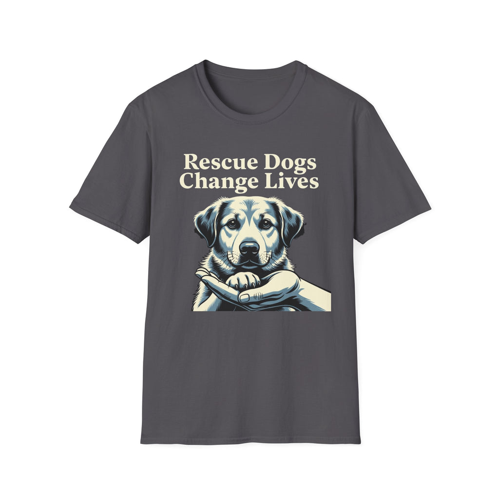 Rescue Dogs Change Lives T-Shirt