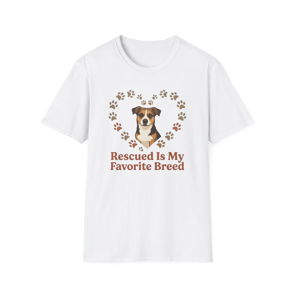 Rescued Is My Favorite Breed T-Shirt