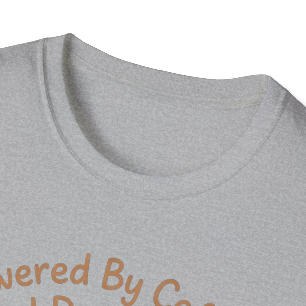 Powered By Coffee And Dog Kisses T-Shirt
