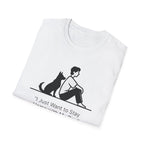 I Just Want To Stay Home With My Dog T-Shirt