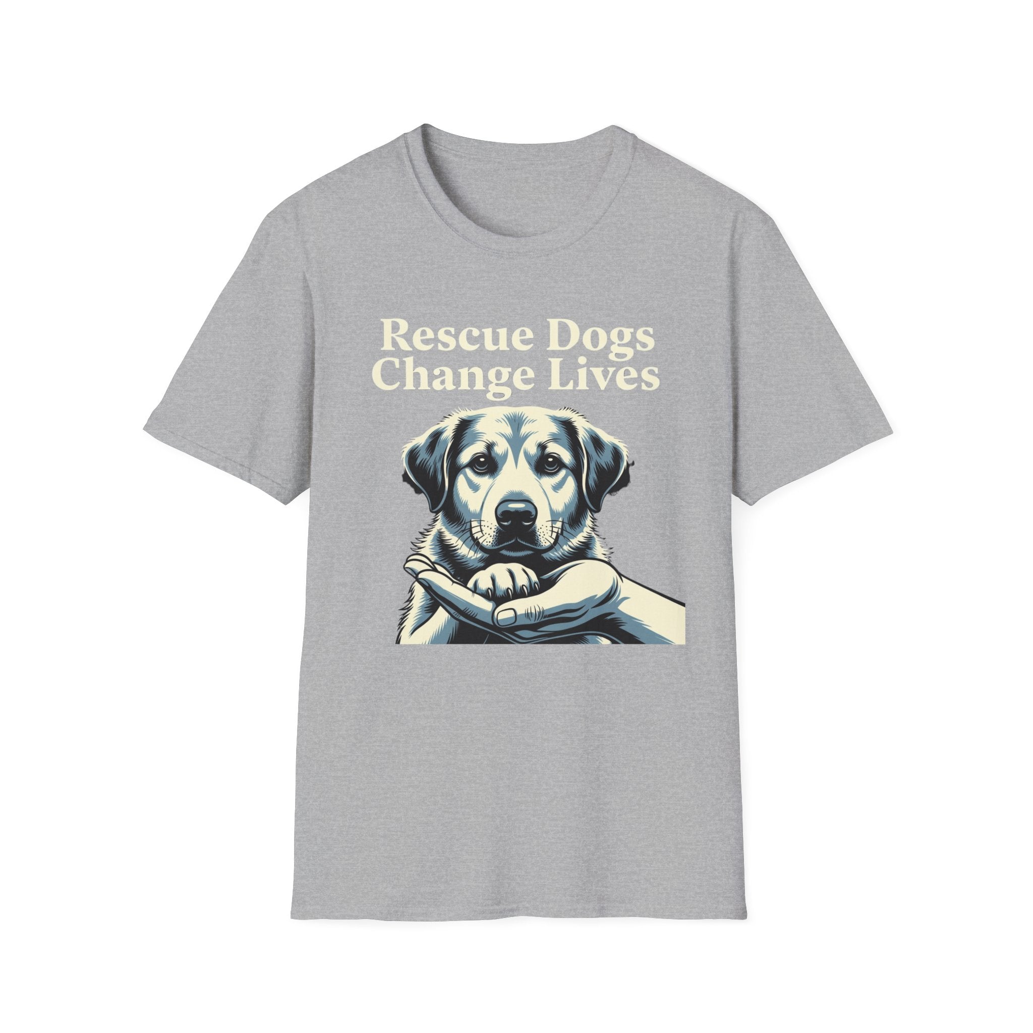 Rescue Dogs Change Lives T-Shirt