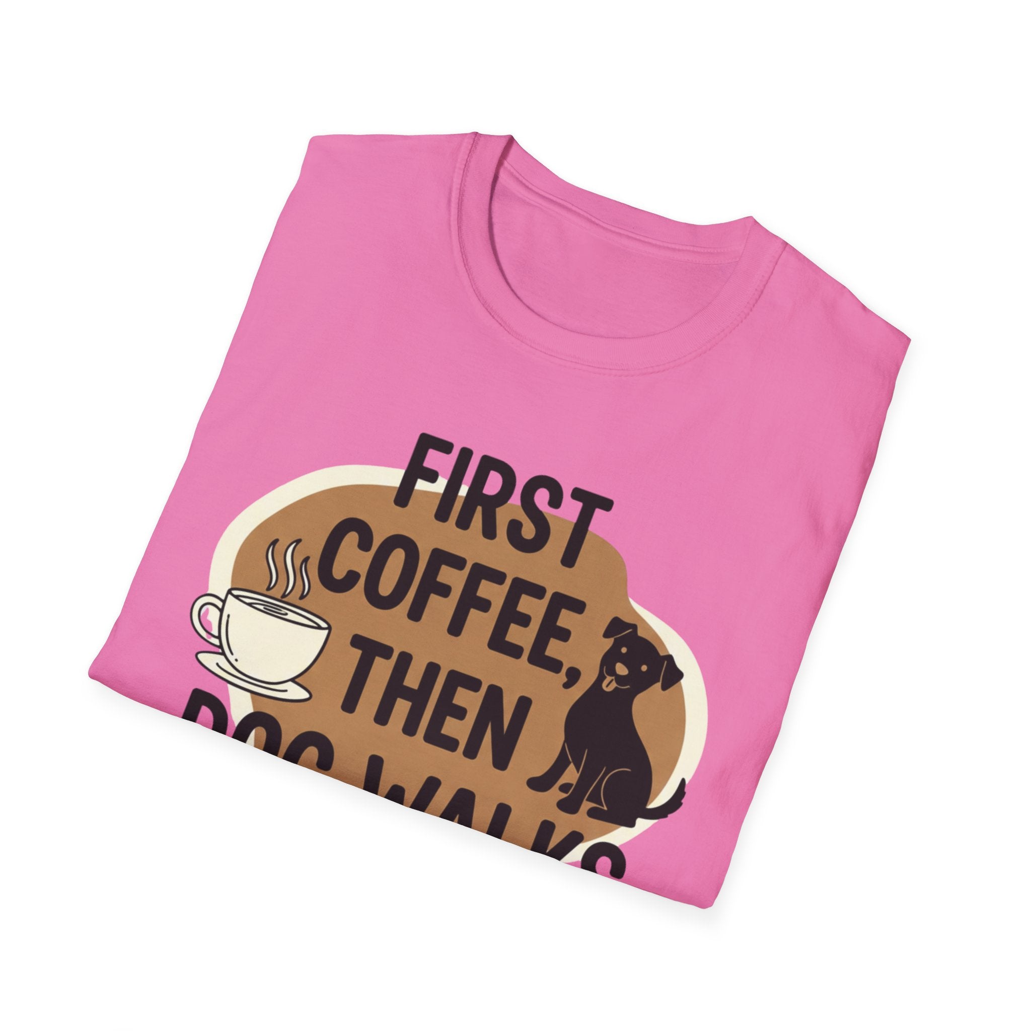 First Coffee, Then Dog Walks T-Shirt