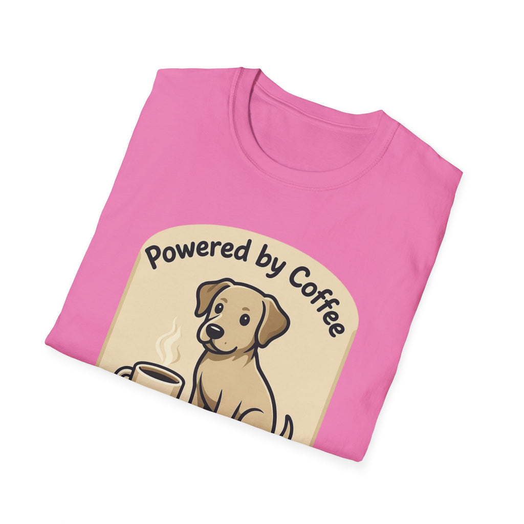 Powered By Coffee & Dog Love T-Shirt
