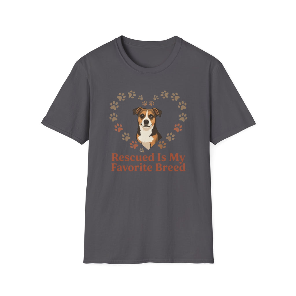 Rescued Is My Favorite Breed T-Shirt