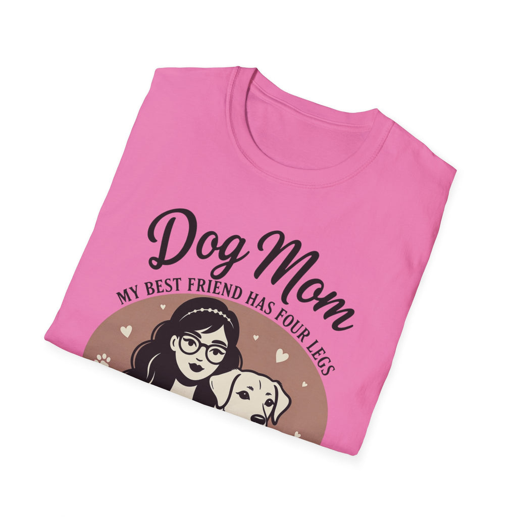 Dog Mom My Best Friend Has Four Legs T-Shirt