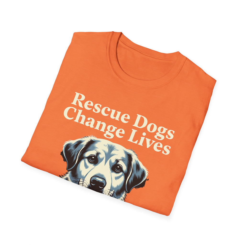 Rescue Dogs Change Lives T-Shirt