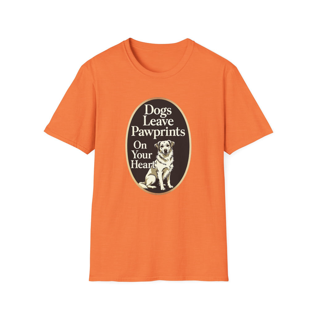 Dogs Leave Pawprints On Your Heart T-Shirt