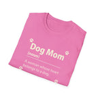 Dog Mom, A Woman Whose Heart Belongs To a Dog T-Shirt