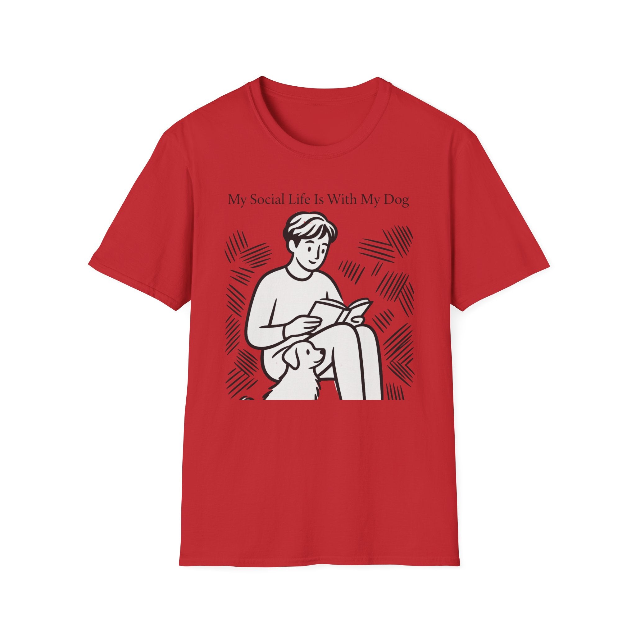 My Social Life Is With My Dog T-Shirt