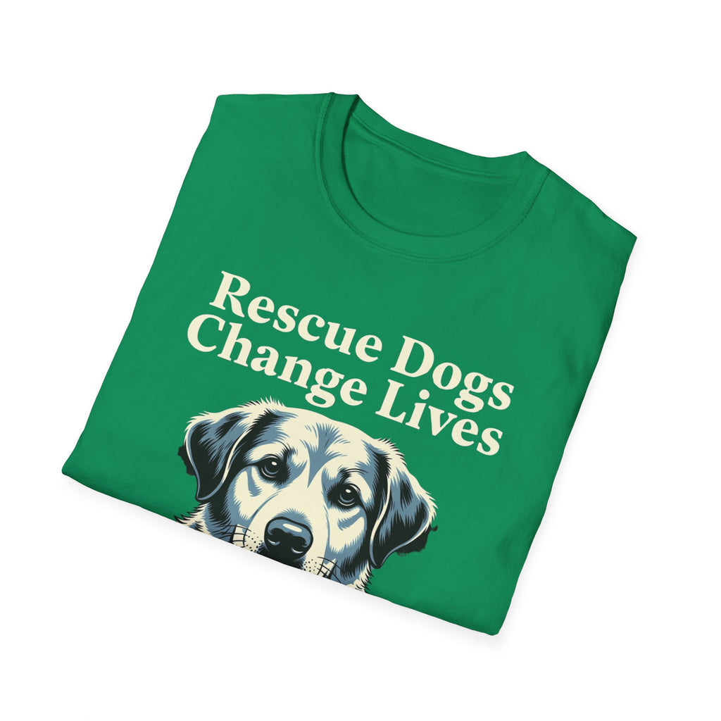 Rescue Dogs Change Lives T-Shirt