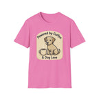 Powered By Coffee & Dog Love T-Shirt