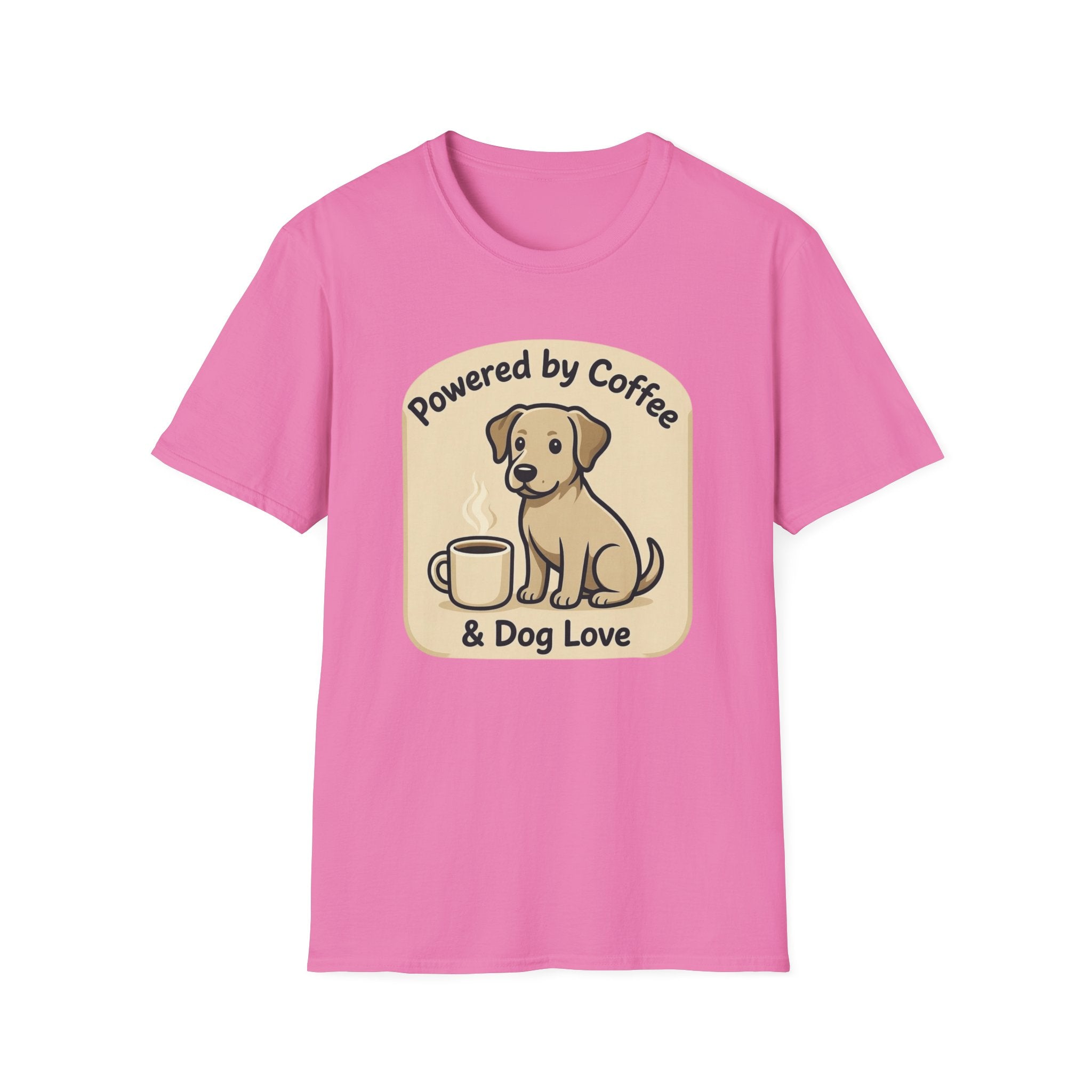 Powered By Coffee & Dog Love T-Shirt