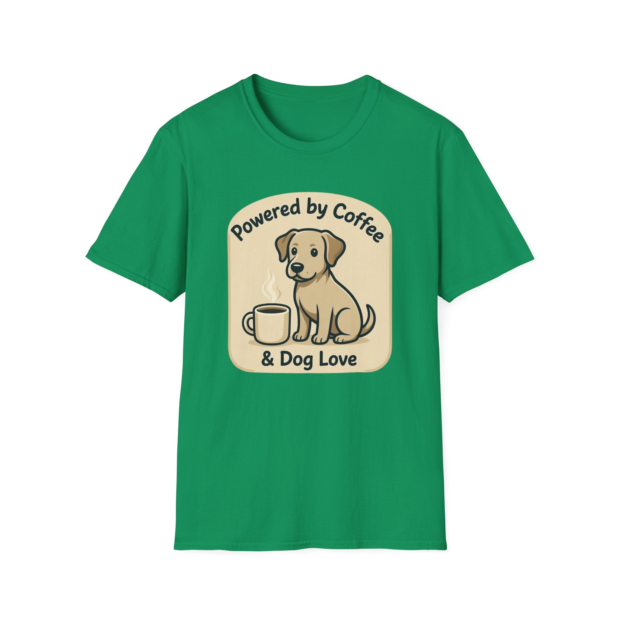 Powered By Coffee & Dog Love T-Shirt