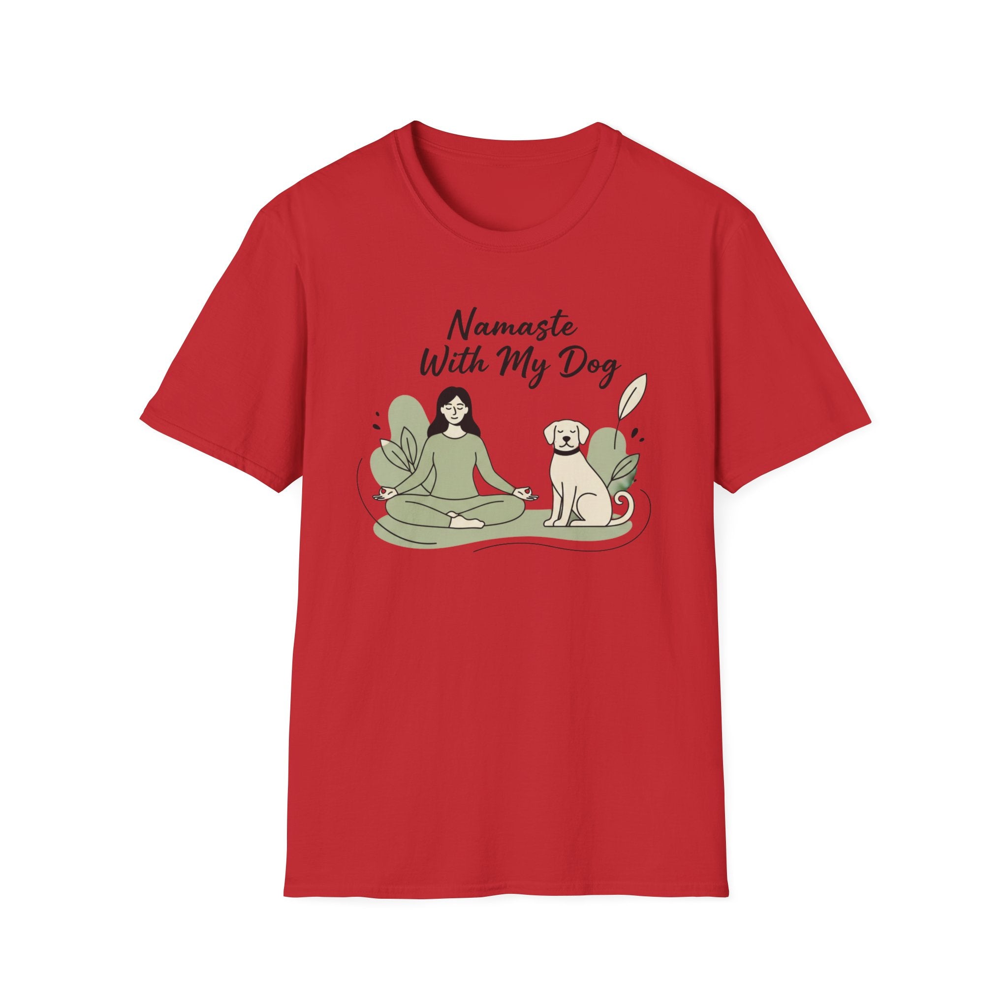 Namaste With My Dog T-Shirt