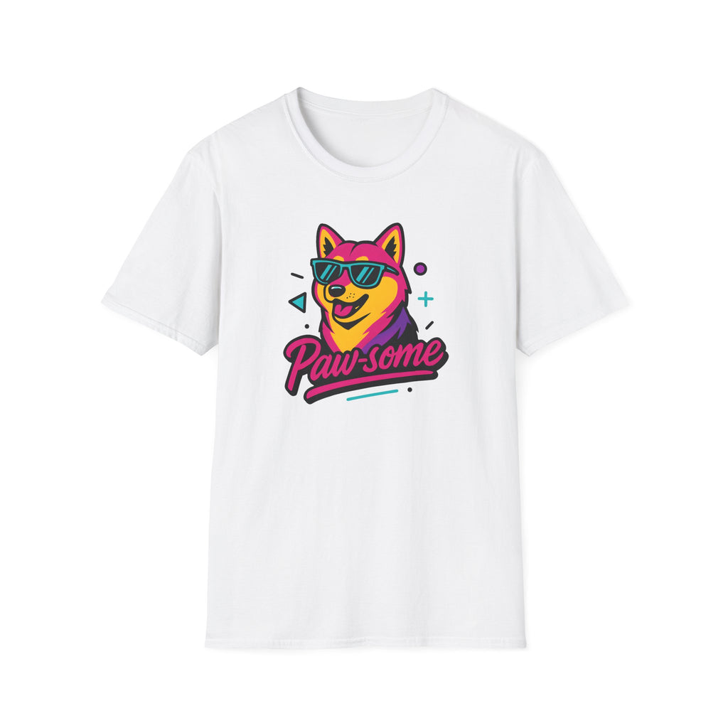 Paw-some Neon Dog T-Shirt