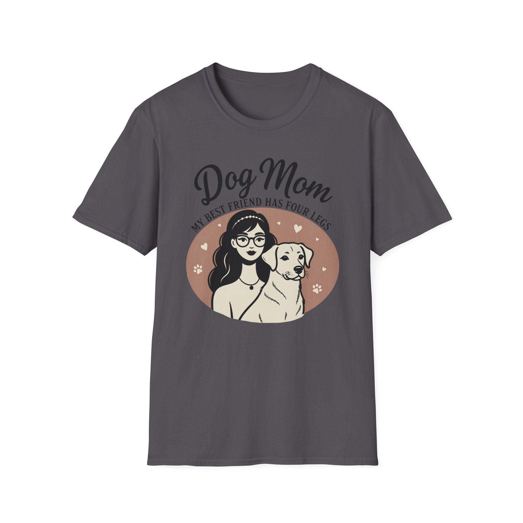 Dog Mom My Best Friend Has Four Legs T-Shirt