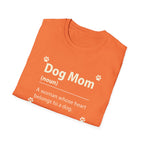 Dog Mom, A Woman Whose Heart Belongs To a Dog T-Shirt