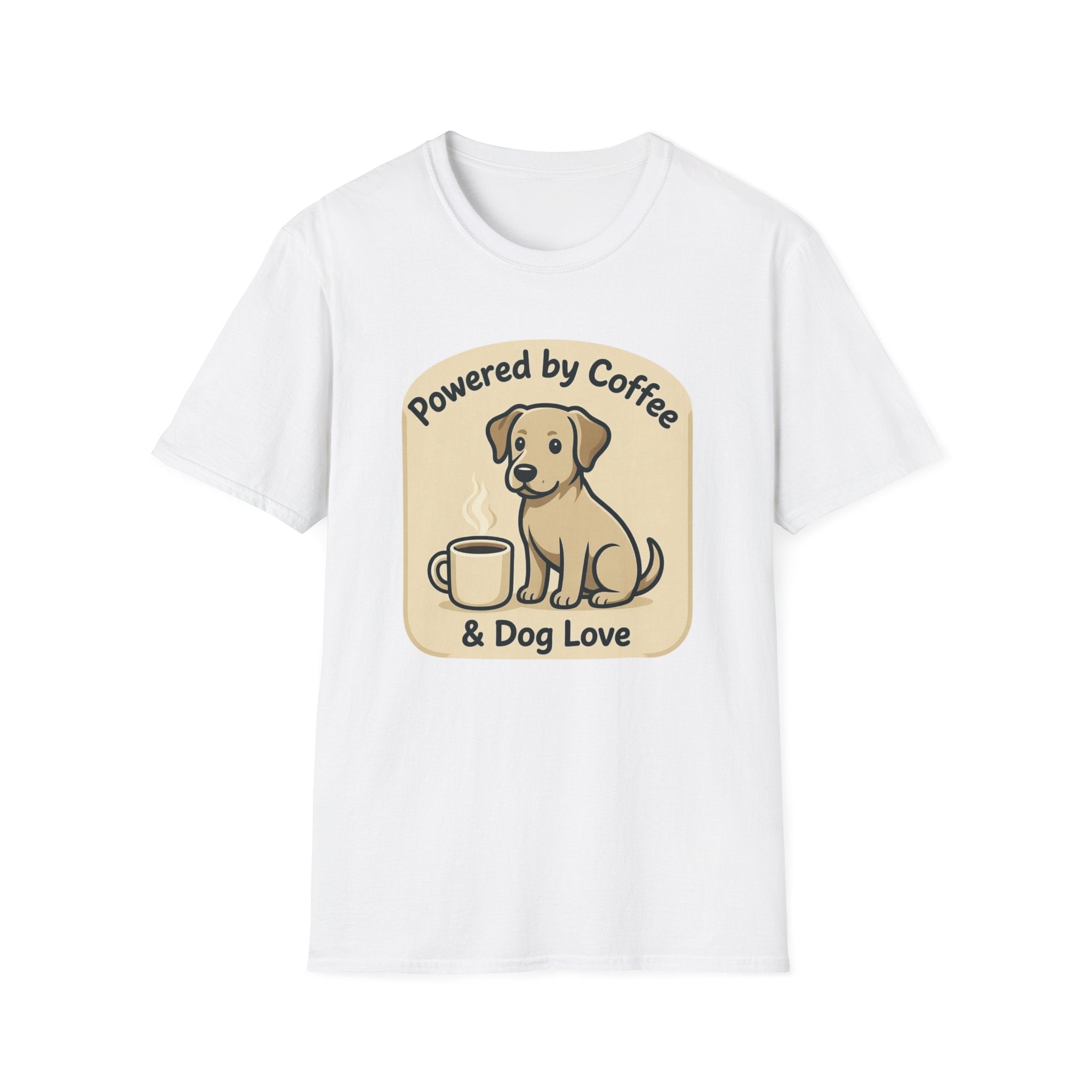 Powered By Coffee & Dog Love T-Shirt
