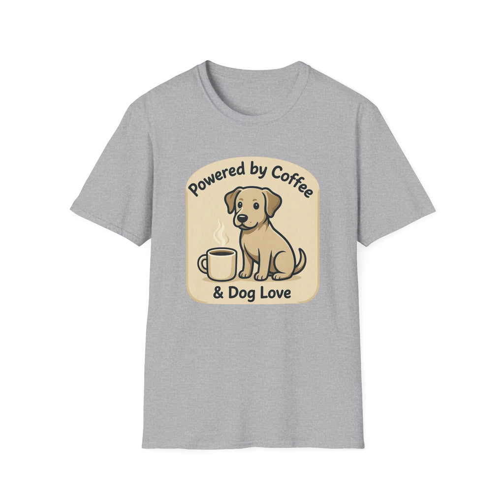 Powered By Coffee & Dog Love T-Shirt