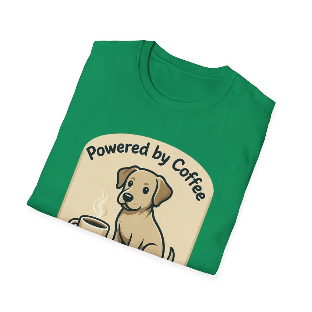 Powered By Coffee & Dog Love T-Shirt