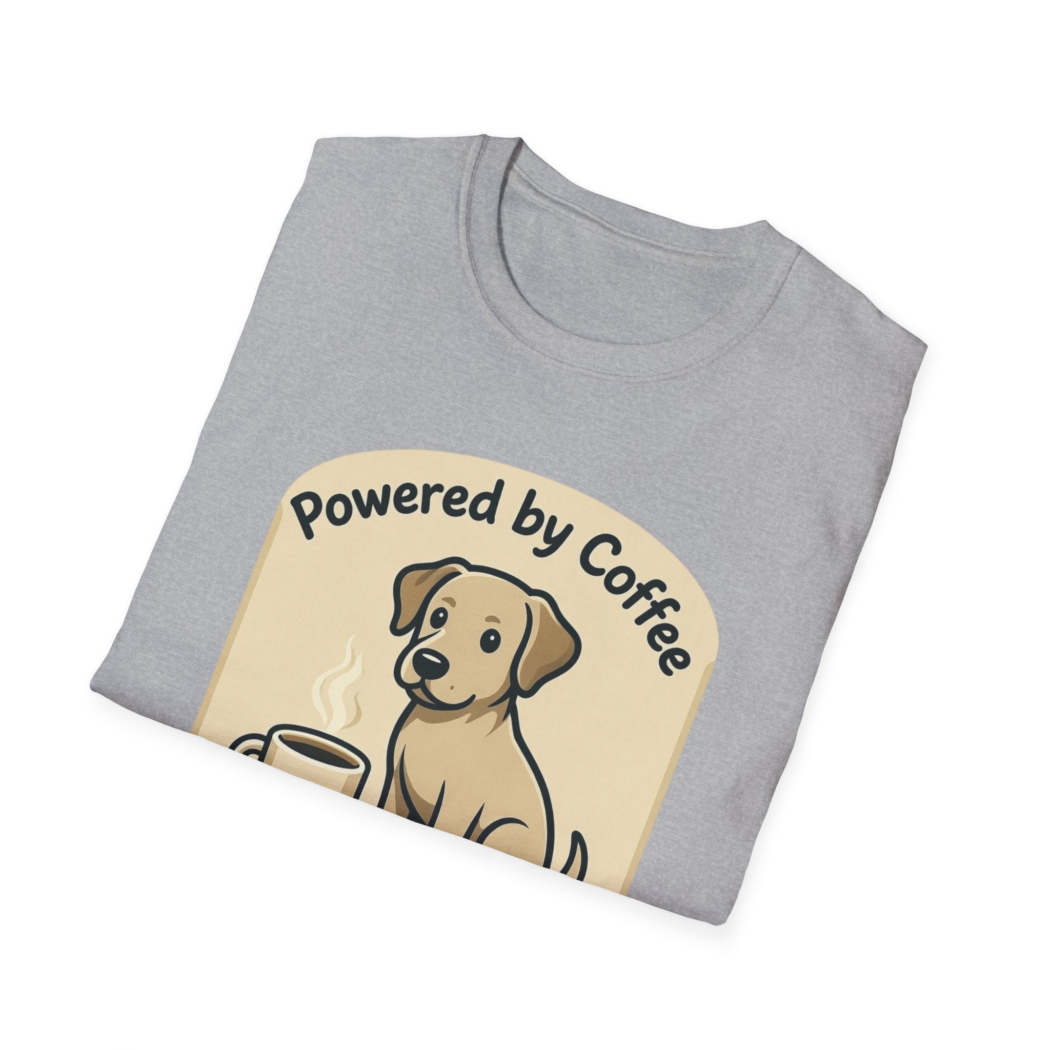 Powered By Coffee & Dog Love T-Shirt