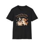 Powered By Coffee And Dog Kisses T-Shirt