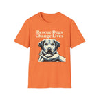 Rescue Dogs Change Lives T-Shirt