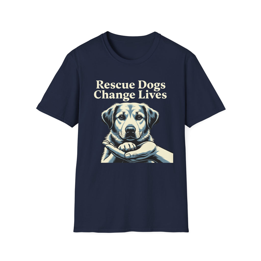 Rescue Dogs Change Lives T-Shirt