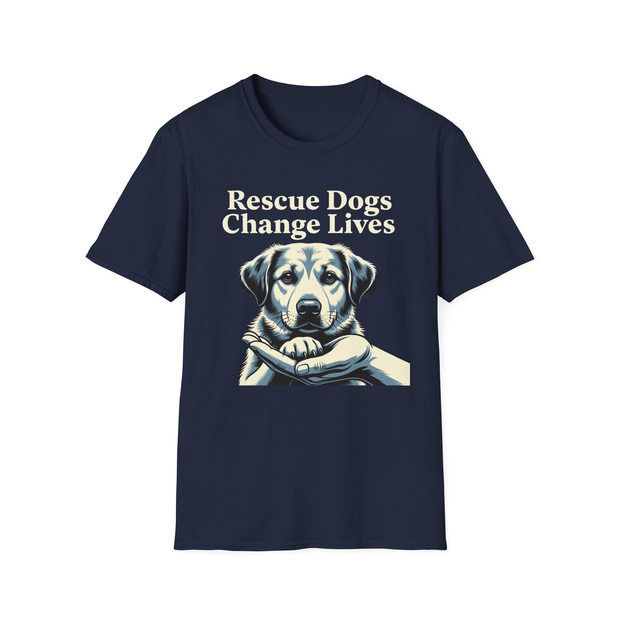 Rescue Dogs Change Lives T-Shirt