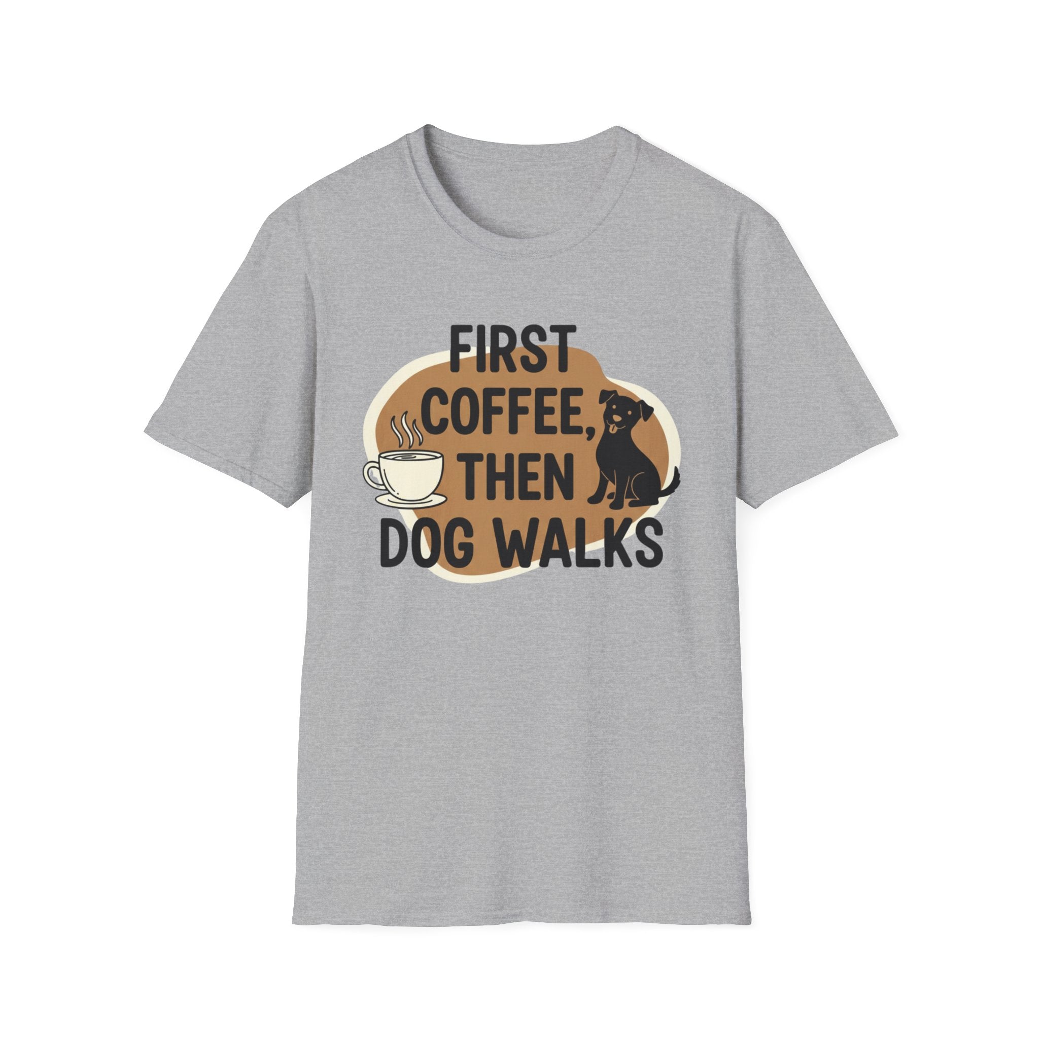 First Coffee, Then Dog Walks T-Shirt