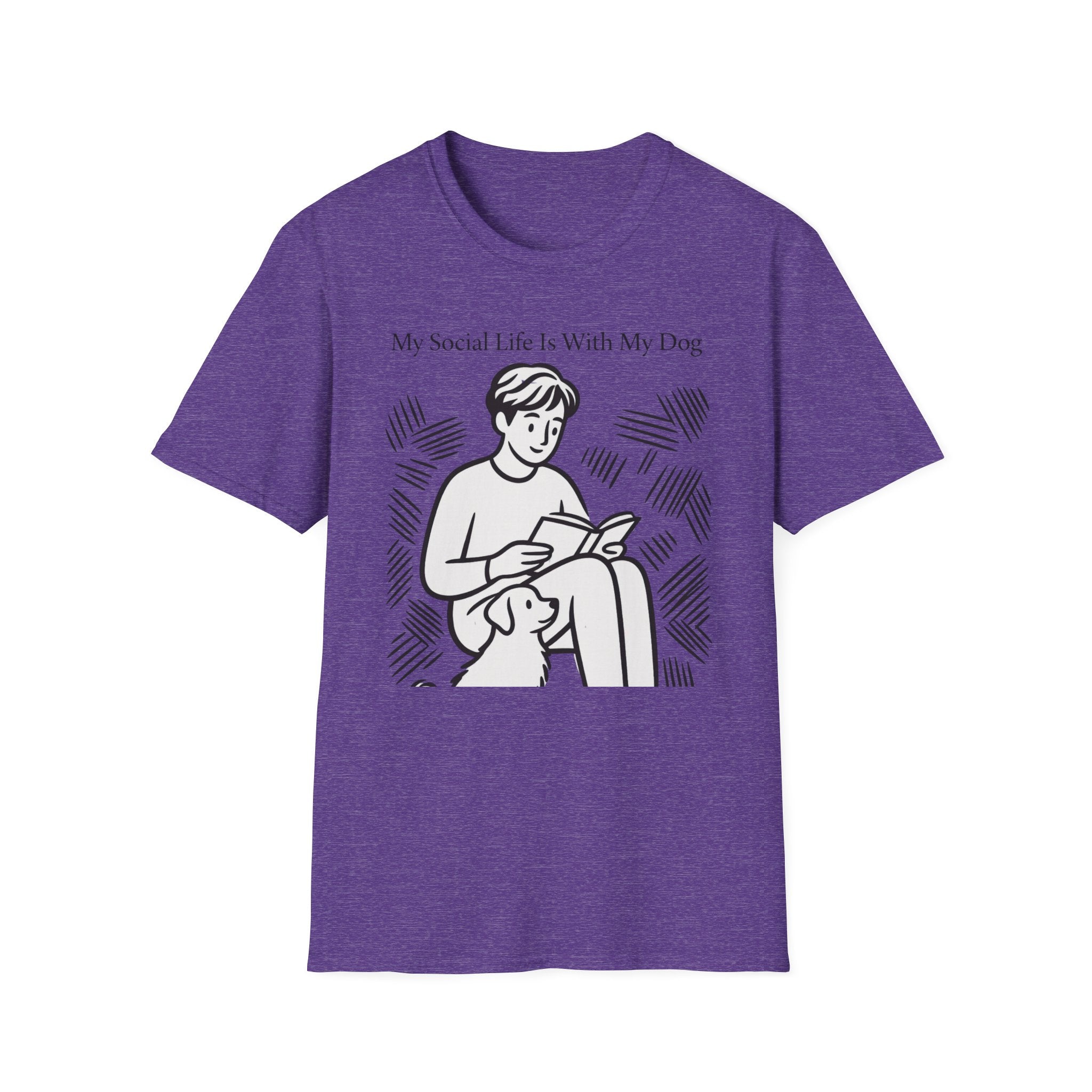 My Social Life Is With My Dog T-Shirt