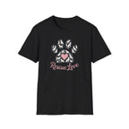 Rescue Love Paw Print T-Shirt