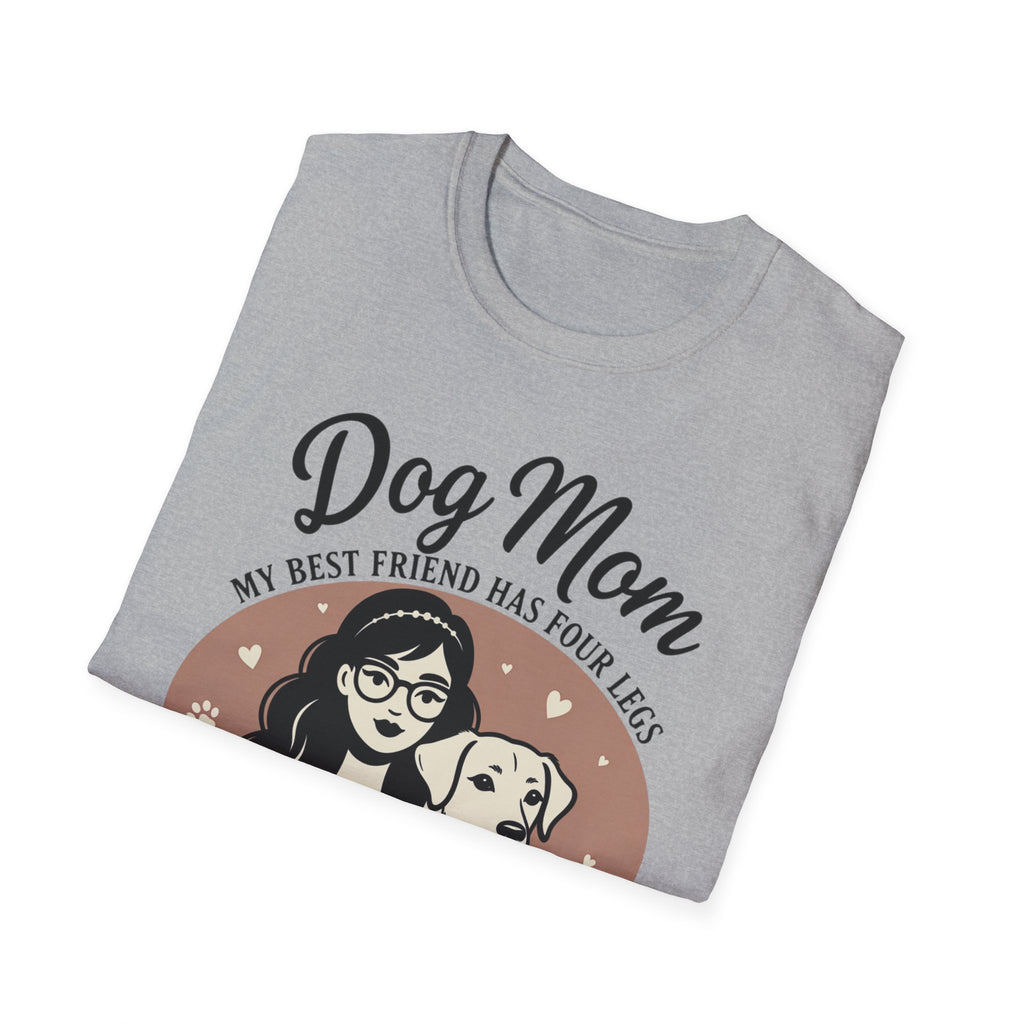 Dog Mom My Best Friend Has Four Legs T-Shirt
