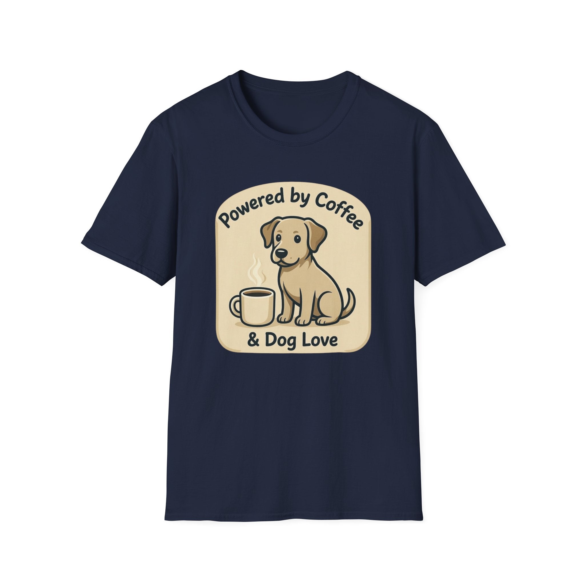 Powered By Coffee & Dog Love T-Shirt