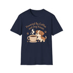 Powered By Coffee And Dog Kisses T-Shirt