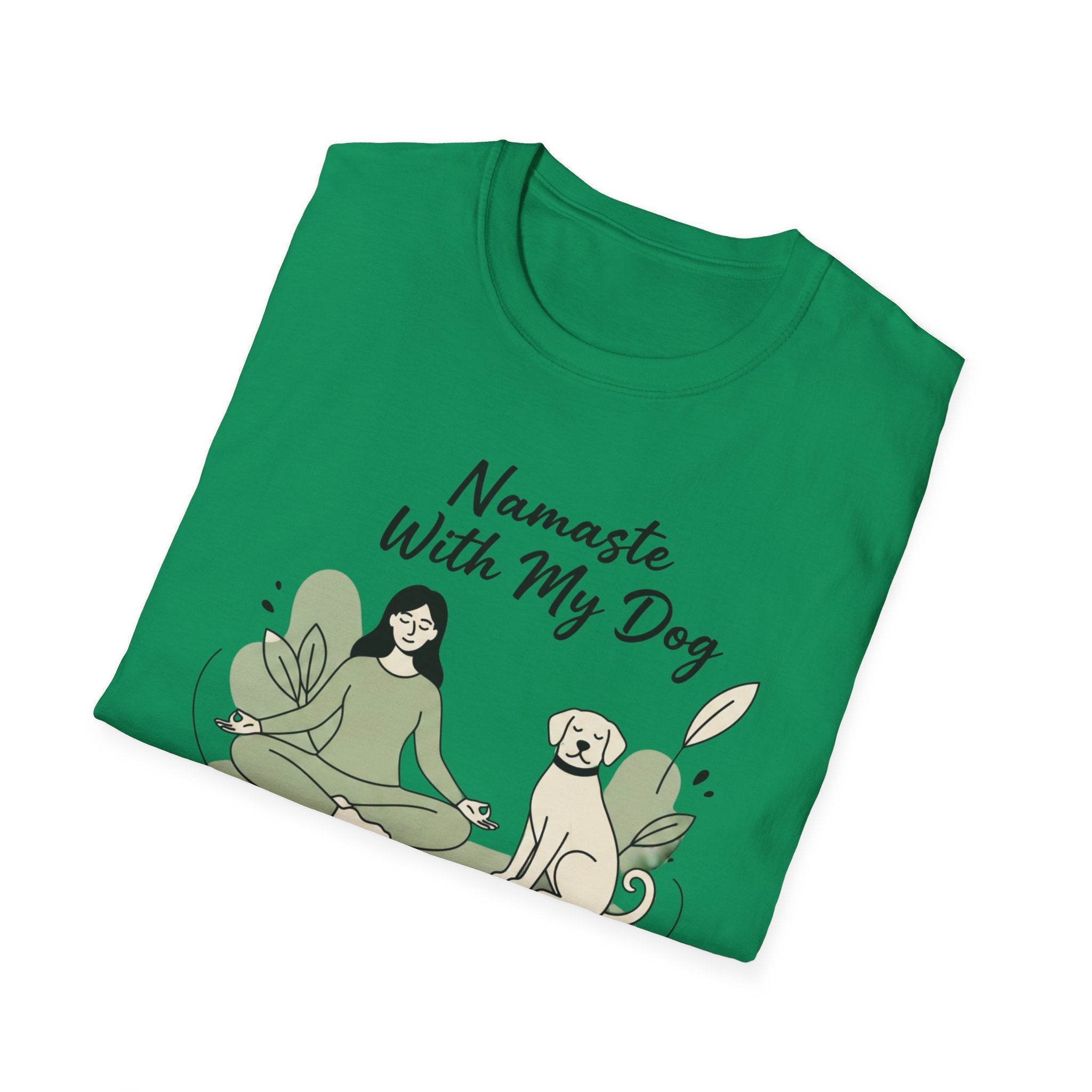 Namaste With My Dog T-Shirt