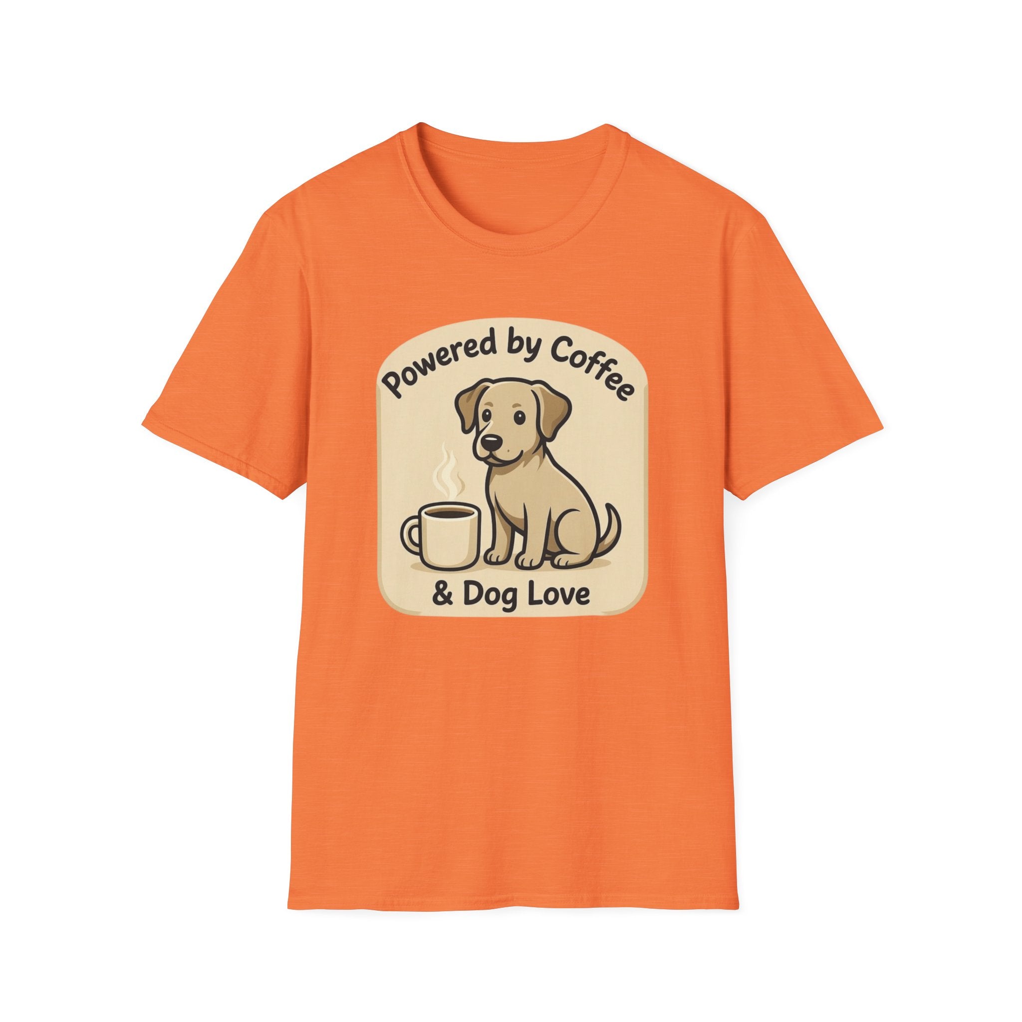 Powered By Coffee & Dog Love T-Shirt