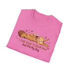 I just Want to Drink Wine And Pet My Dog T-Shirt