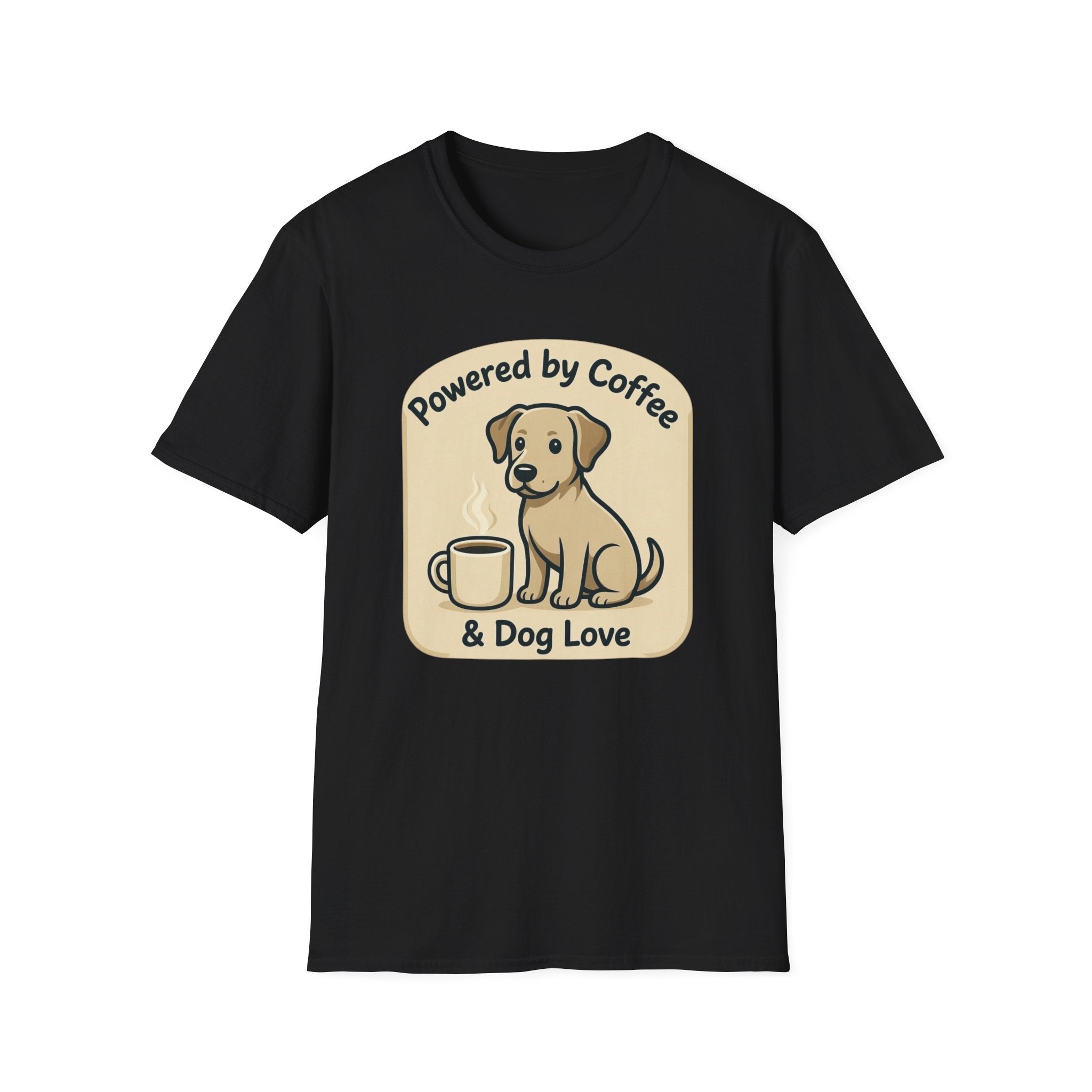 Powered By Coffee & Dog Love T-Shirt