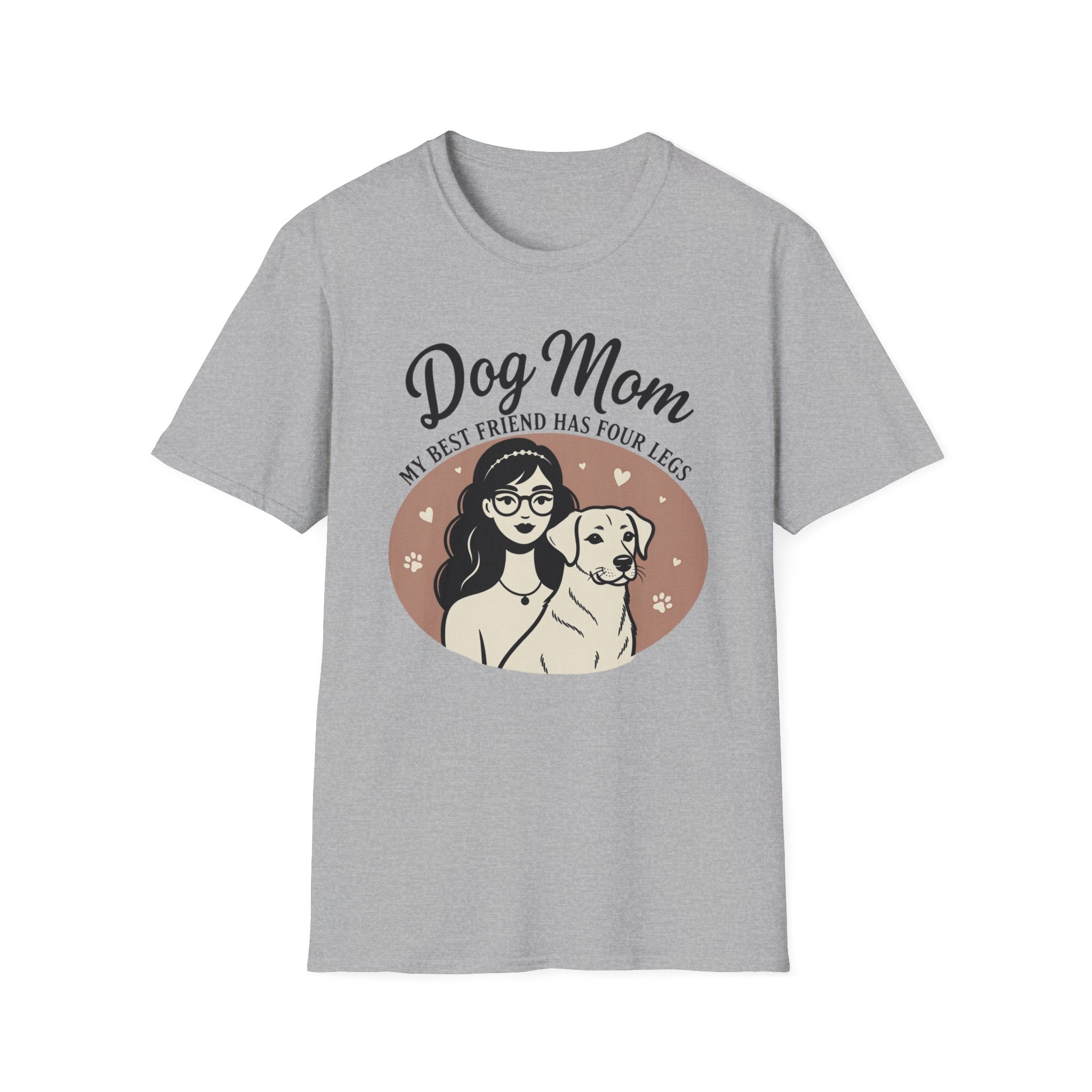 Dog Mom My Best Friend Has Four Legs T-Shirt