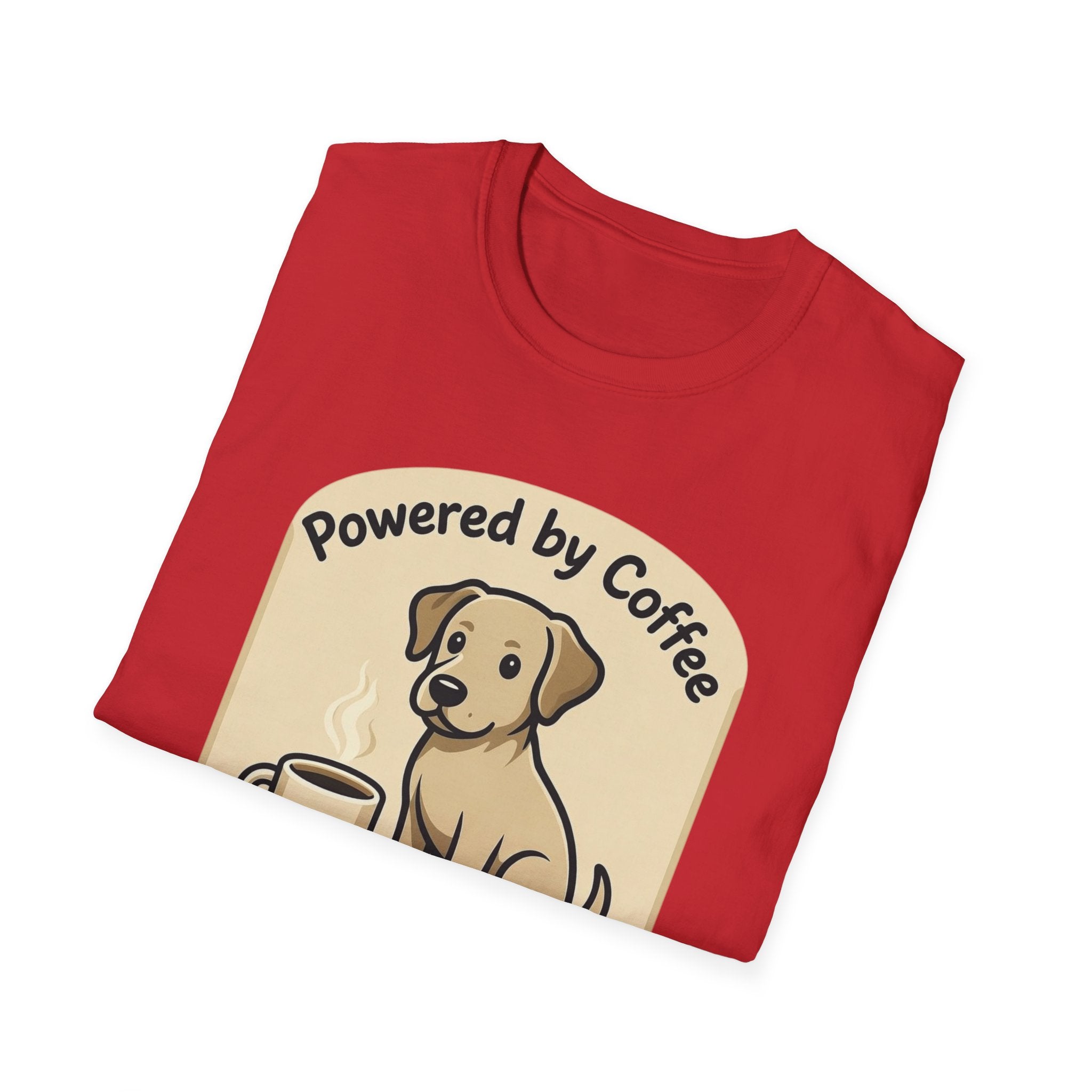 Powered By Coffee & Dog Love T-Shirt