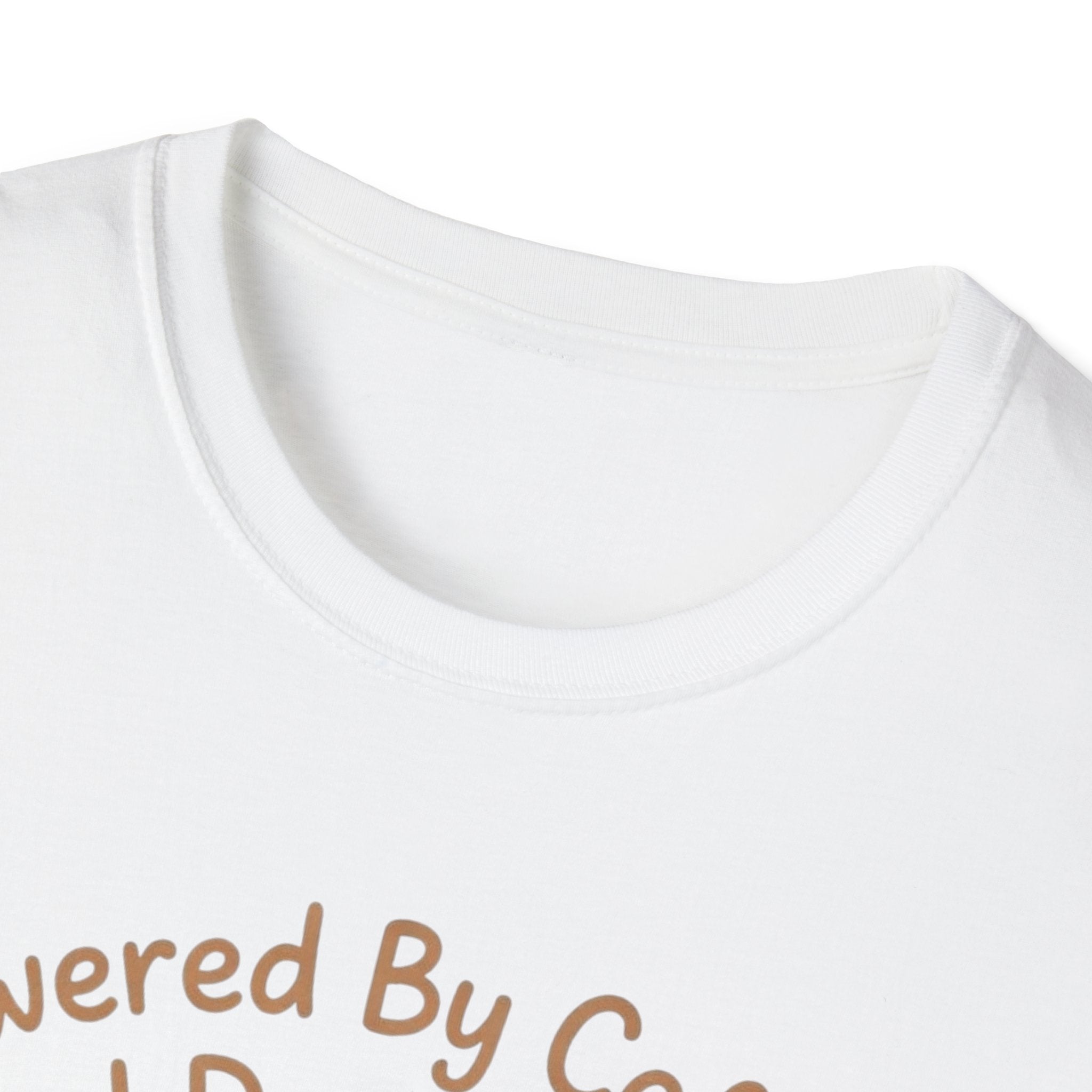 Powered By Coffee And Dog Kisses T-Shirt