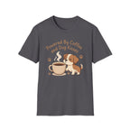Powered By Coffee And Dog Kisses T-Shirt