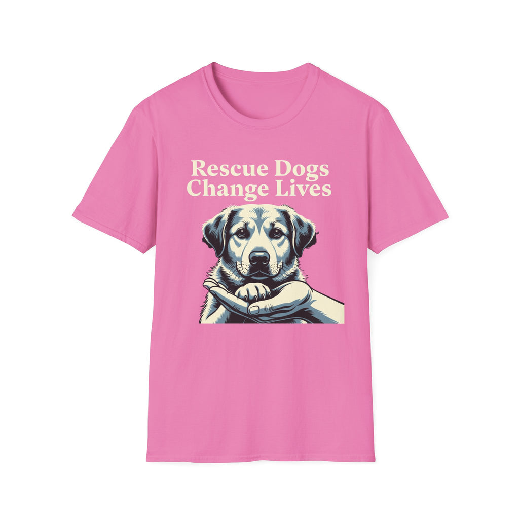 Rescue Dogs Change Lives T-Shirt